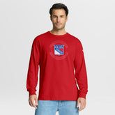 New York Rangers Fanatics Authentic Pro Property Of Practice Long Sleeve T-Shirt Red