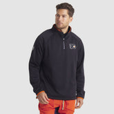 Philadelphia Flyers - Fanatics Authentic Pro Rink Raglan Quarter-Zip Pullover Black