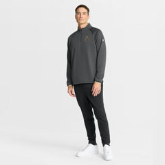 Vegas Golden Knights Fanatics Authentic Pro Rink Raglan Quarter-Zip Pullover Black