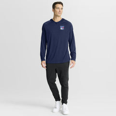 New York Rangers Fanatics Authentic Pro Rink Hoodie Navy