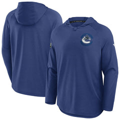 Vancouver Canucks - Fanatics Authentic Pro Rink Hoodie Blue