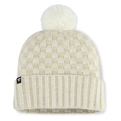 New York Jets Women's Nickel Cuffed Knit Hat with Pom Natural - Fanatics