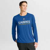 Buffalo Sabres - Fanatics Authentic Pro Rink Tech Long Sleeve T-Shirt Royal