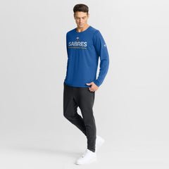 Buffalo Sabres - Fanatics Authentic Pro Rink Tech Long Sleeve T-Shirt Royal