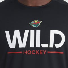 Minnesota Wild - Fanatics Authentic Pro Rink Tech Long Sleeve T-Shirt Black