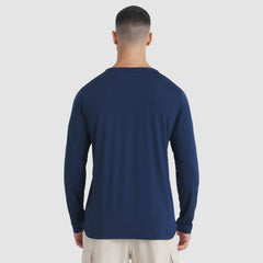 Montreal Canadiens - Fanatics Authentic Pro Rink Tech Long Sleeve T-Shirt Navy