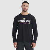 Pittsburgh Penguins Fanatics Authentic Pro Rink Tech Long Sleeve T-Shirt Black