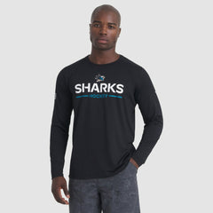 San Jose Sharks - Fanatics Authentic Pro Rink Tech Long Sleeve T-Shirt Black
