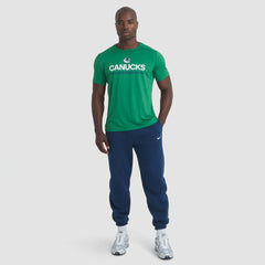 Vancouver Canucks - Fanatics Authentic Pro Rink Tech T-Shirt Green