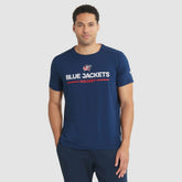 Columbus Blue Jackets - Fanatics Authentic Pro Rink Tech T-Shirt Navy