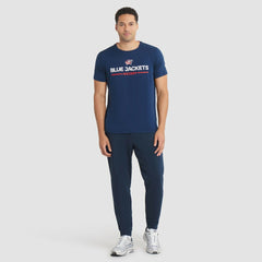 Columbus Blue Jackets - Fanatics Authentic Pro Rink Tech T-Shirt Navy