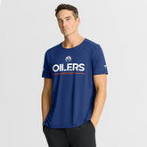 Edmonton Oilers - Fanatics Authentic Pro Rink Tech T-Shirt Royal