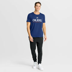 Edmonton Oilers - Fanatics Authentic Pro Rink Tech T-Shirt Royal