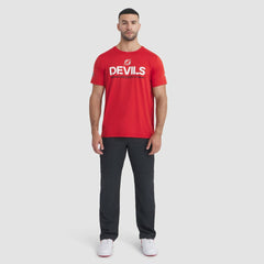 New Jersey Devils - Fanatics Authentic Pro Rink Tech T-Shirt Red