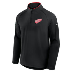Detroit Red Wings - Fanatics Authentic Pro Rink Training Quarter-Zip Pullover Black