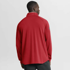 Detroit Red Wings - Fanatics Authentic Pro Rink Training Centennial Raglan Quarter-Zip Pullover Red