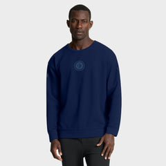Winnipeg Jets - Fanatics Authentic Pro Road Tri-Blend Sweatshirt Navy