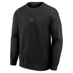 Dallas Stars - Fanatics Authentic Pro Road Tri-Blend Sweatshirt Black