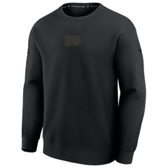 Philadelphia Flyers - Fanatics Authentic Pro Road Tri-Blend Sweatshirt Black