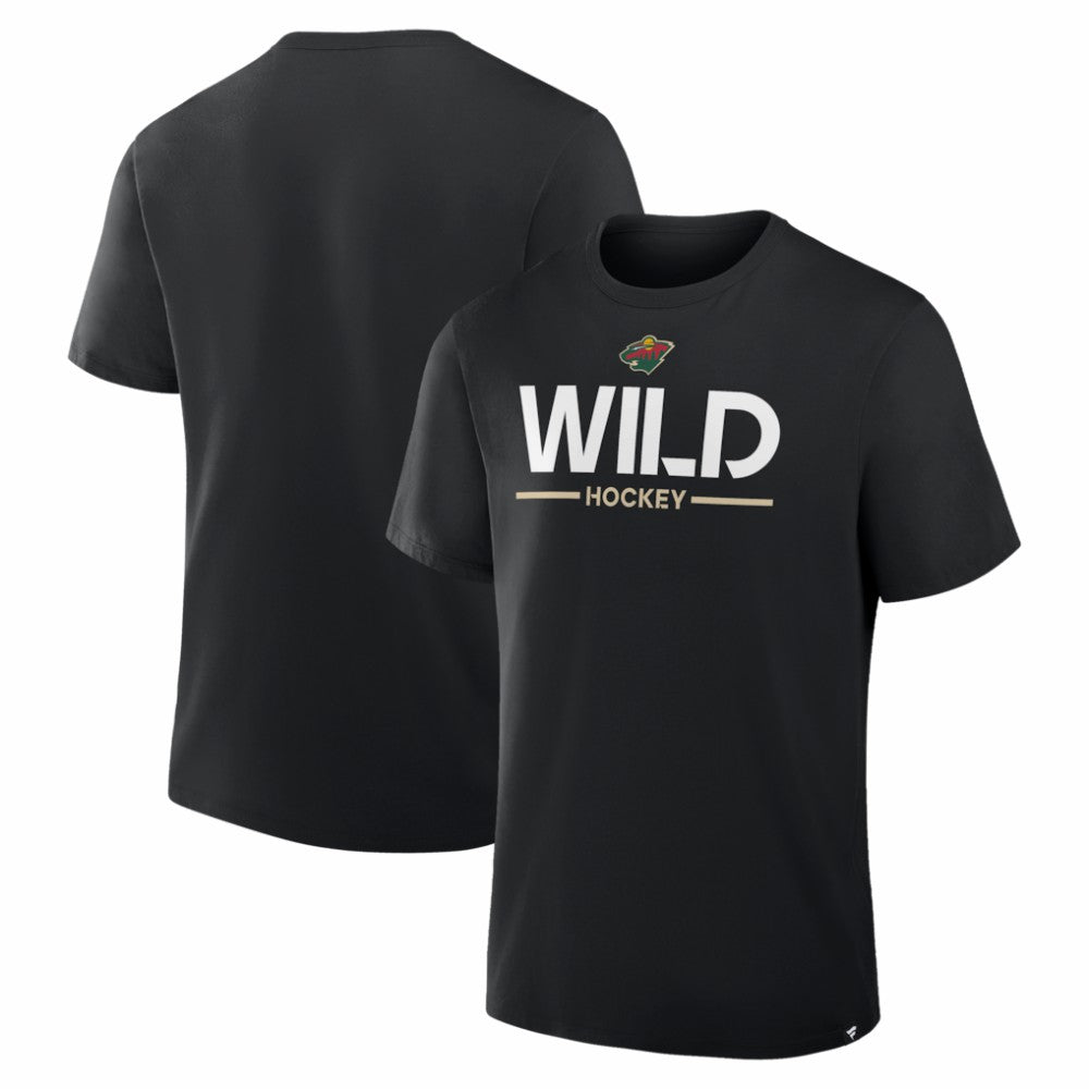 Minnesota Wild - Fanatics Authentic Pro Primary T-Shirt Black