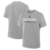Seattle Kraken Fanatics Authentic Pro Primary T-Shirt Gray