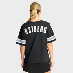 Las Vegas Raiders Women's Redzone Curl Route T-Shirt Black - Fanatics