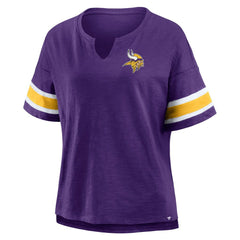 Minnesota Vikings Women's Redzone Curl Route T-Shirt Purple - Fanatics
