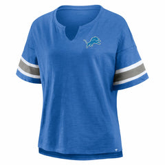 Detroit Lions Women's Redzone Curl Route T-Shirt Blue - Fanatics