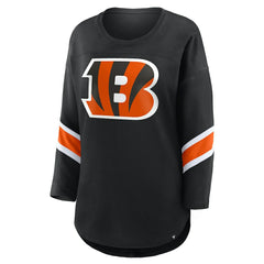 Cincinnati Bengals Women's Redzone 3/4-Sleeve T-Shirt Black - Fanatics