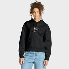 Atlanta Falcons Women's Eligible Receiver Legacy Pullover Hoodie Black - Fanatics