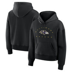 Baltimore Ravens Women's Eligible Receiver Legacy Pullover Hoodie Black - Fanatics