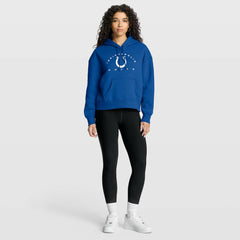 Indianapolis Colts Women's Eligible Receiver Legacy Pullover Hoodie Royal - Fanatics