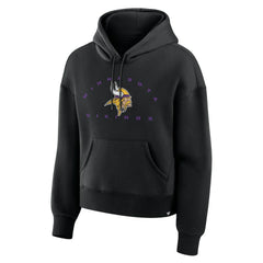 Minnesota Vikings Women's Eligible Receiver Legacy Pullover Hoodie Black - Fanatics