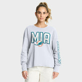 Miami Dolphins Women's Hometown Legacy Long Sleeve T-Shirt White - Fanatics