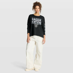 Las Vegas Raiders Women's Hometown Legacy Long Sleeve T-Shirt Black - Fanatics