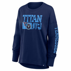 Tennessee Titans Women's Hometown Legacy Long Sleeve T-Shirt Navy - Fanatics