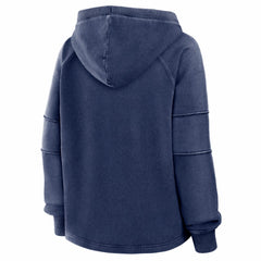 Denver Broncos Women's Oversized Raglan Gridiron Hoodie Navy - Fanatics