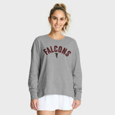 Atlanta Falcons Women's Hometown Legacy Long Sleeve T-Shirt Heather Gray - Fanatics