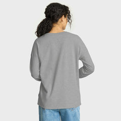 Detroit Lions Women's Hometown Legacy Long Sleeve T-Shirt Heather Gray - Fanatics