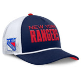 New York Rangers Fanatics Authentic Pro Rink A-Frame Adjustable Hat Navy/White