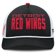 Detroit Red Wings - Fanatics Authentic Pro Rink A-Frame Adjustable Hat Black/White