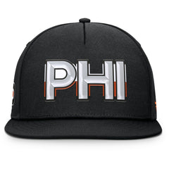 Philadelphia Flyers - Fanatics Authentic Pro Rink Team Code Snapback Hat Black