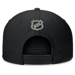 Pittsburgh Penguins Fanatics Authentic Pro Rink Team Code Snapback Hat Black