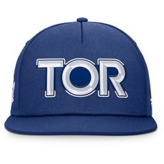 Toronto Maple Leafs - Fanatics Authentic Pro Rink Team Code Snapback Hat Blue
