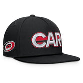 Carolina Hurricanes - Fanatics Authentic Pro Rink Team Code Snapback Hat Black