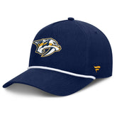 Nashville Predators - Fanatics Authentic Pro Rink Roper A-Frame Adjustable Hat Navy