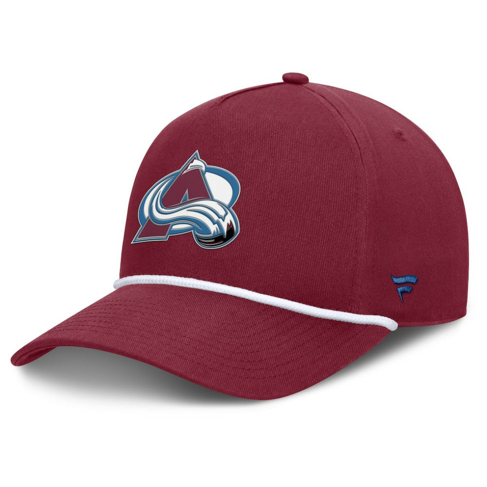 Colorado Avalanche - Fanatics Authentic Pro Rink Roper A-Frame Adjustable Hat Burgundy