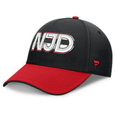 New Jersey Devils - Fanatics Authentic Pro Rink Team Code Flex Hat Black/Red