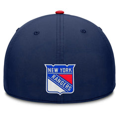 New York Rangers Fanatics Authentic Pro Rink Team Code Flex Hat Navy/Red