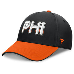 Philadelphia Flyers - Fanatics Authentic Pro Rink Team Code Flex Hat Black/Orange